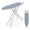 Adjustable Ironing Board – 7-Height Carbon Steel Iron Table with Heat-Resistant Cover & Iron Rest